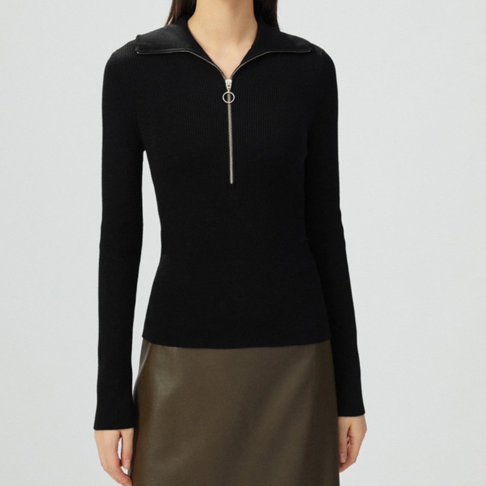 💯 wool half zipper sweater - Picture 8 of 11